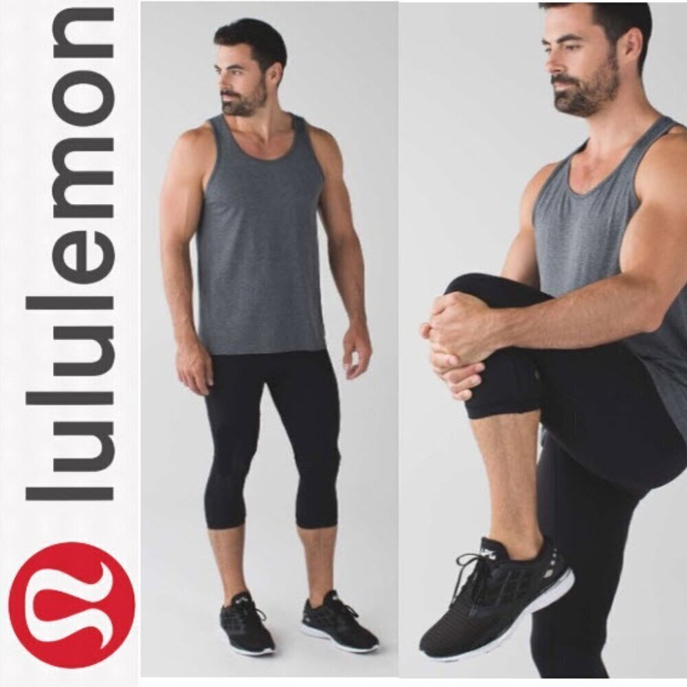Lululemon Men’s Surge Light Crop Tight 3/4 Size LARGE